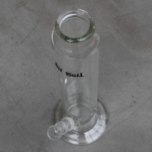 Pit Bull Glas-Bong | H: 45cm, Ø: 80mm, Schl.: 18,8mm
