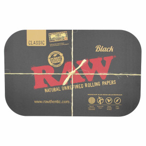 RAW Black Rolling Tray Cover Small 27,5 x 17,5 cm