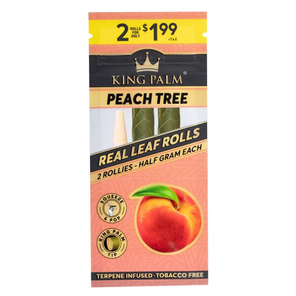 King Palm Rollies Peach Tree (2 Stück)