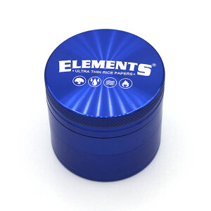Elements Grinder Aluminium blau 4-teilig Small Ø...