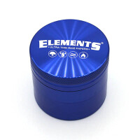 Elements Grinder Aluminium blau 4-teilig Small Ø 49 mm