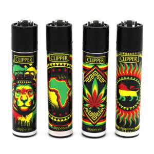 Clipper Classic Feuerzeug Rasta Stencils