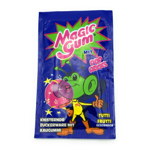 Magic Gum mit Pop Rocks - Knisternde Zuckerware mit Kaugummi