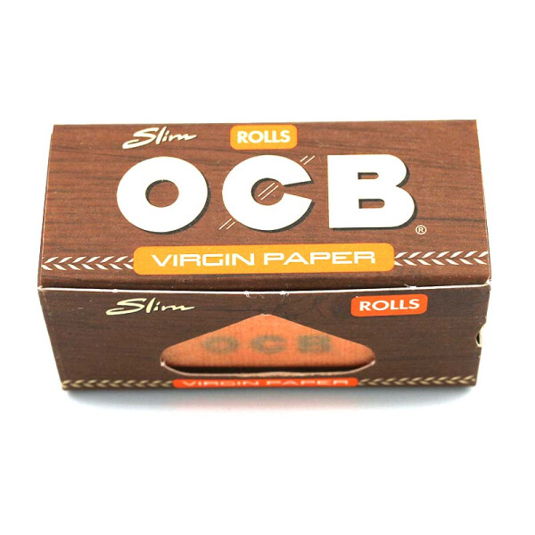 OCB unbleached Virgin Paper Rolls 4m x 44mm