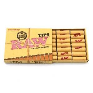 RAW PreRolled Tips - 21 vorgerollte Filter Tips