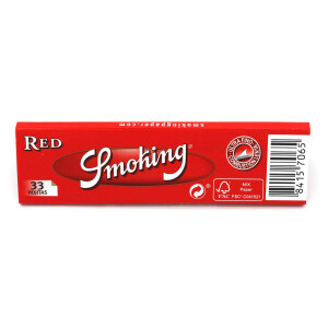 Smoking Red Papers King Size - Box 50 Hefte á 33 Blatt