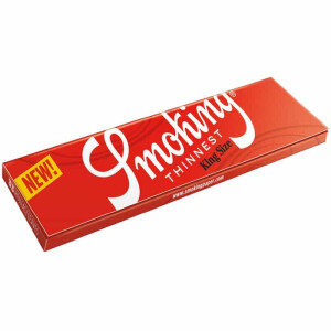 Smoking Thinnest King Size Slim Papers Box 50 Hefte...
