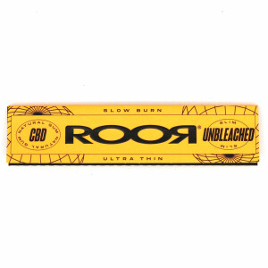 ROOR Unbleached King Size Slim Papers Box 50 Hefte...