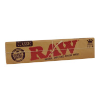 RAW Classic King Size Slim Papers Box 50 Hefte á 32 Blatt
