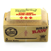 RAW Classic Rolls Slim Box mit 24 x 5m Rollen Paper
