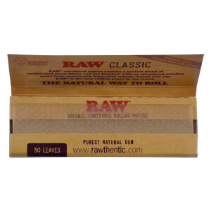 RAW Classic Papers 1 1/4 Size Box 24 Hefte á 50 Blatt