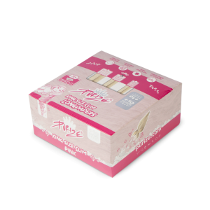 PURIZE King Size Slim Papers Pink bleached Box 50 Hefte á 42 Blatt