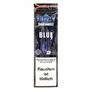 Juicy Jays Blunt Blue Hemp Wraps Zigarrenumblatt Enhanced Blue 2 Stück 2er Pack no tobacco