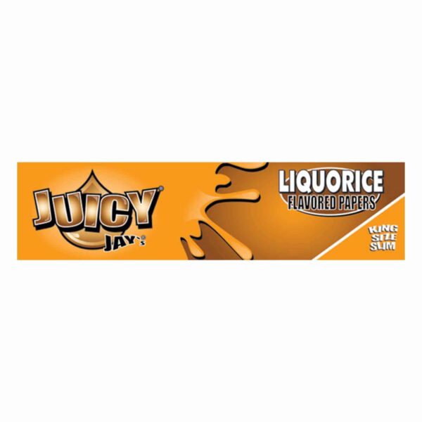 Juicy Jay´s Liquorice King Size Slim Papers mit Geschmack Flavoured Papes Blättchen
