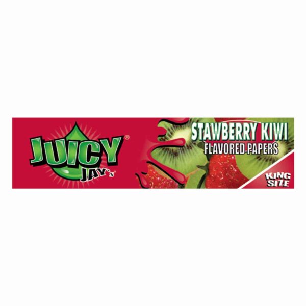 Juicy Jay´s Strawberry Kiwi King Size Slim Papers mit Geschmack Flavoured Papes Blättchen