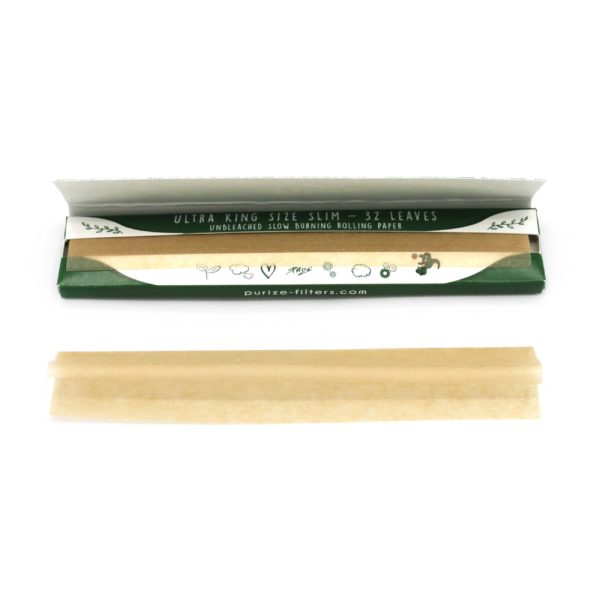 PURIZE Papes Ultra Slim 32 Papers Organic unbleached
