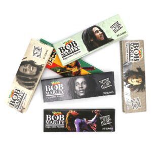 Bob Marley Papers Hemp Rolling Papers 1 1-4 Size