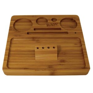RAW Bamboo Rolling Tray 21,8 × 20,3 × 2 cm