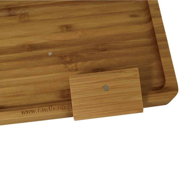 RAW Bamboo Rolling Tray 21,8 × 20,3 × 2 cm