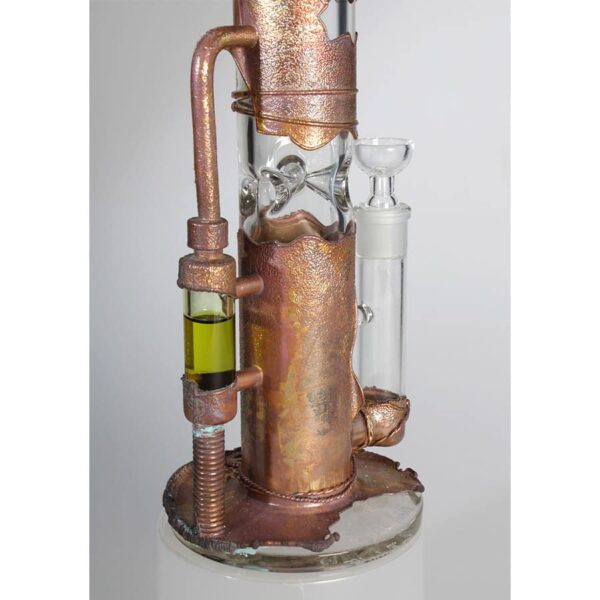 Black Leaf Archimedes Reactor Icebong mit Kupfermantel | H: 40cm, Ø: 50mm, Schl.: 18,8 mm