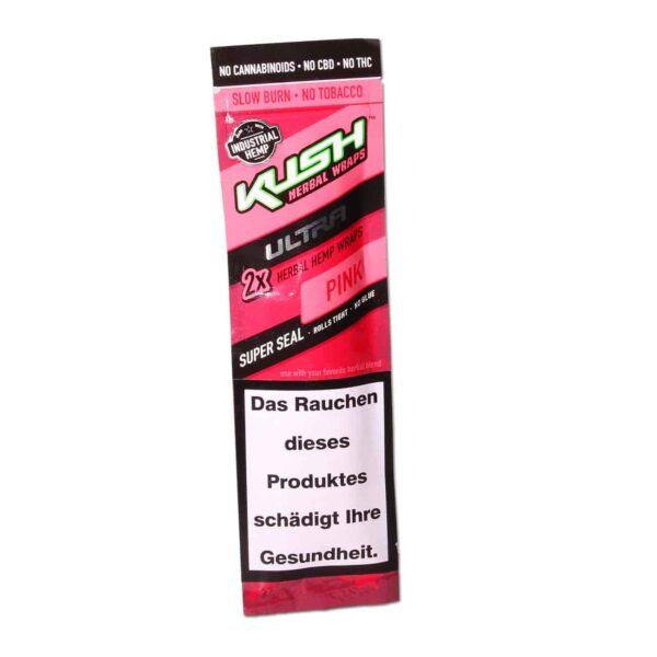 Kush Herbal Hemp Wraps Ultra Pink 2er Pack