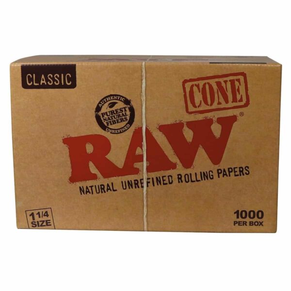 RAW Pre Rolled Cones 1 1/4 1000er Pack
