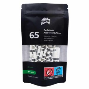 65 Kailar Aktivkohlefilter Cellulose Slim weiß Ø 5,9mm