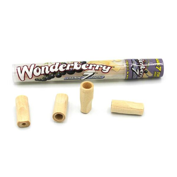 Cyclones Dank7Tip Wonderberry - 4 Holz Filter Tip mit Geschmack