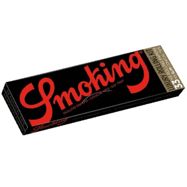 Smoking Luxury Pack Deluxe King Size Slim Papers + Cone Tips