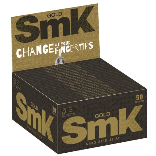 Smoking SMK Papers King Size Slim Box 50 Hefte á 33 Blatt